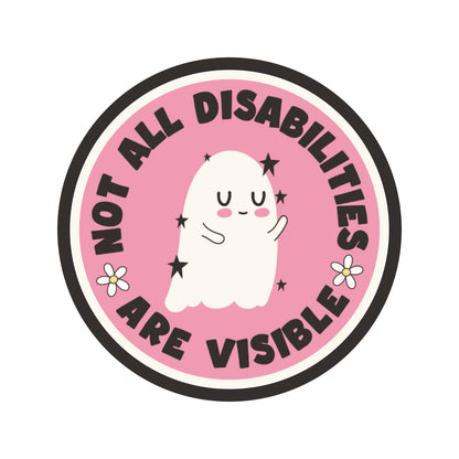 Vinyl Sticker; Invisible Disabilities