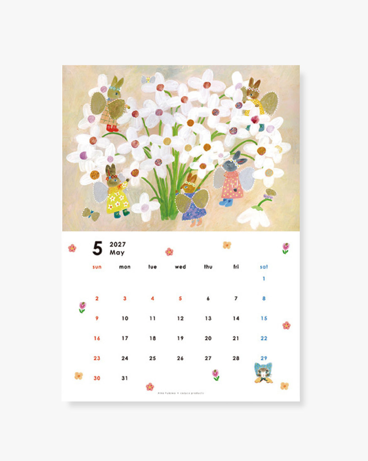 Wall Calendar; Aiko Fukawa 2027 | Her Winter Flowers