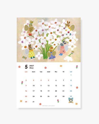 Wall Calendar; Aiko Fukawa 2027 | Her Winter Flowers