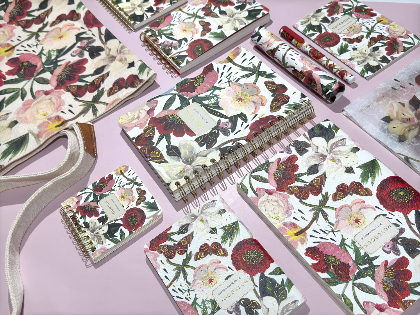 Notebook; Peonies (Size A5)