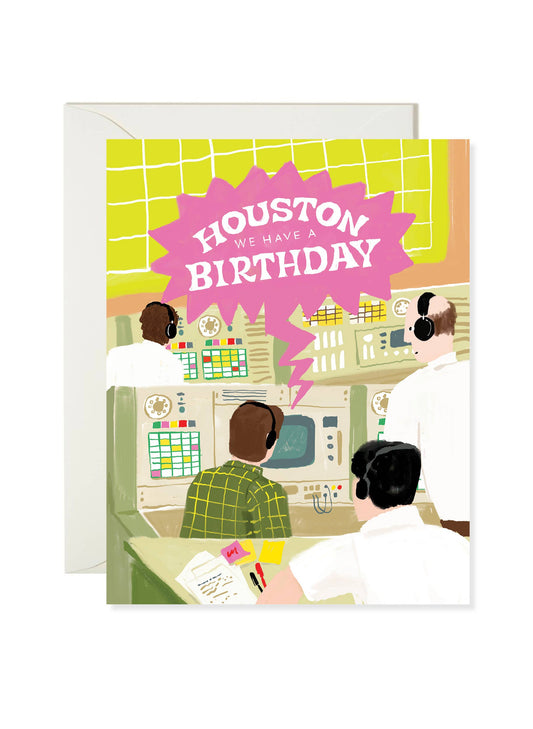Birthday Card; Houston, We Have a Birthday Card (Funny Space)