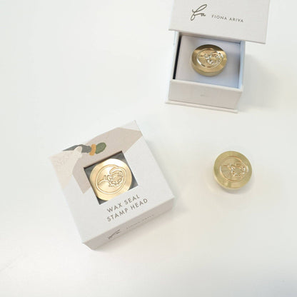 Wax Seal Stamp; Sleeping Cat Stamp with handle (+ box & storage bag)