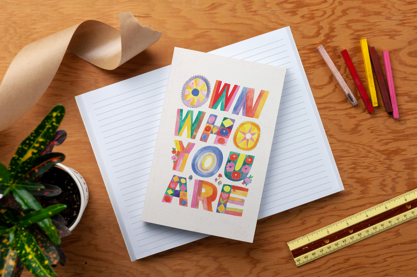 Notebook; Own Who You Are (Layflat Binding)