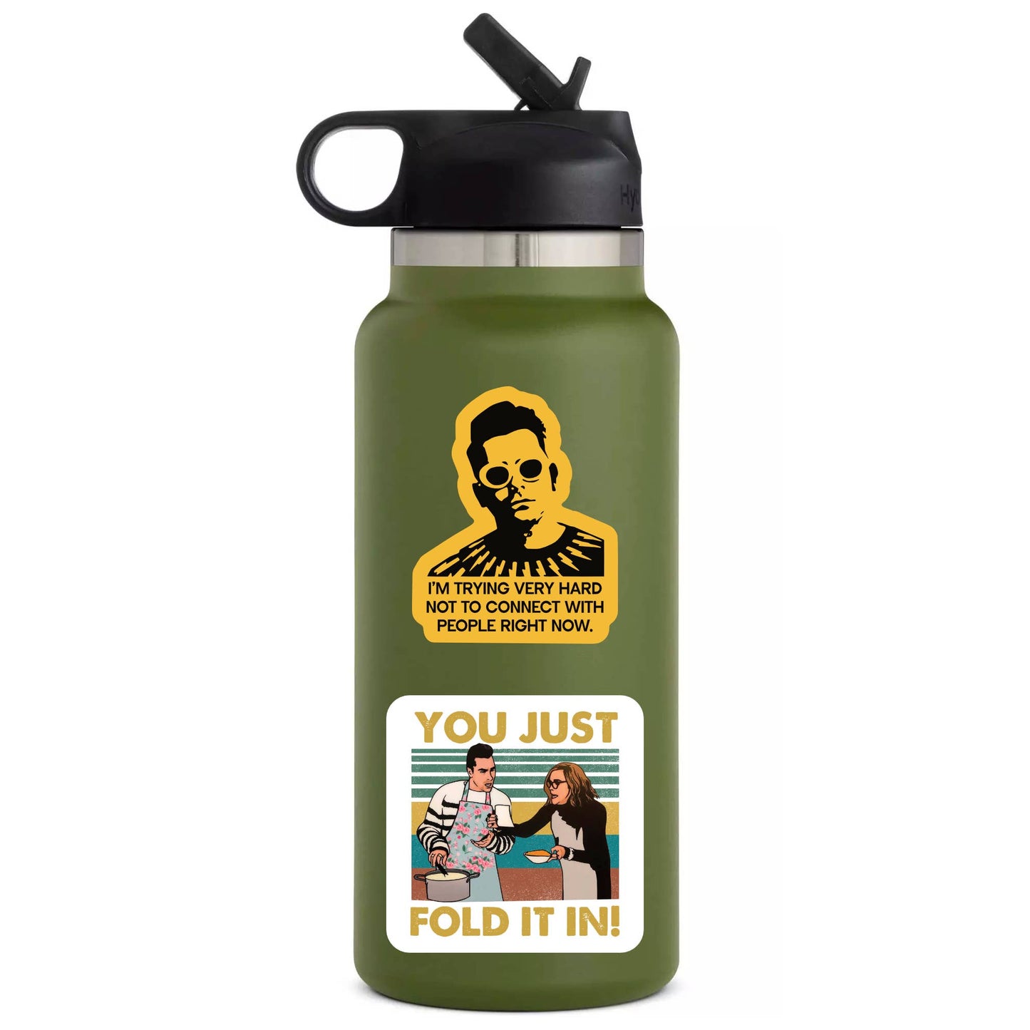 Vinyl Sticker; Schitt's Creek (Funny Sarcastic David Canadian High Quality)