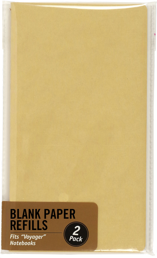 Voyager Notebook Blank Paper Refills