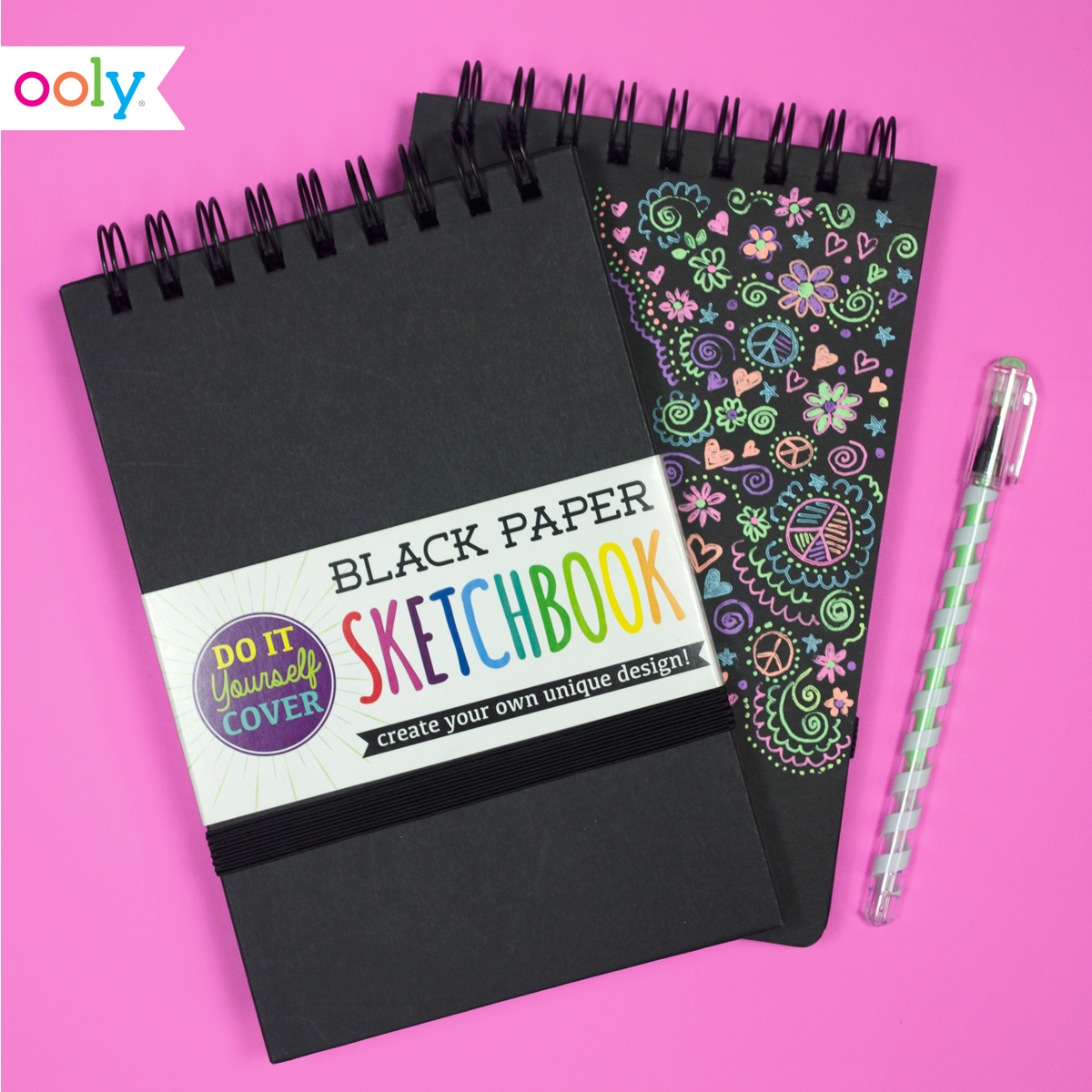 Ooly D.I.Y. Cover Sketchbook (Black Paper)