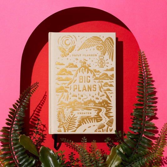 Undated Planner; Big Plans By Brass Monkey