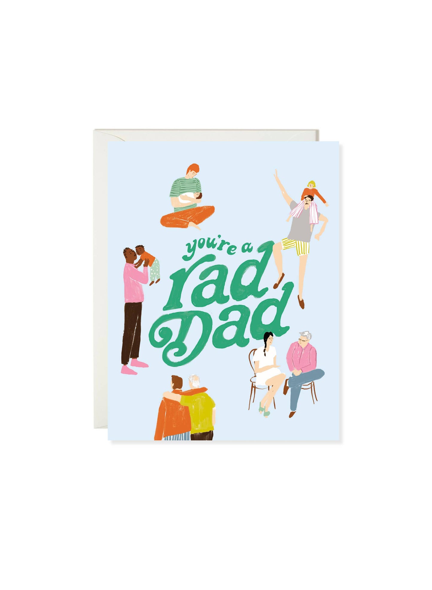 Dad Card; Rad Dad (Sweet Father's Day Card)