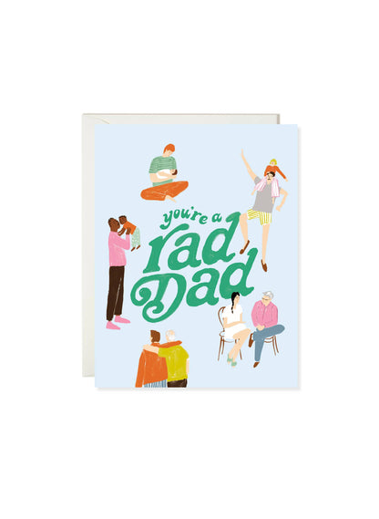 Dad Card; Rad Dad (Sweet Father's Day Card)