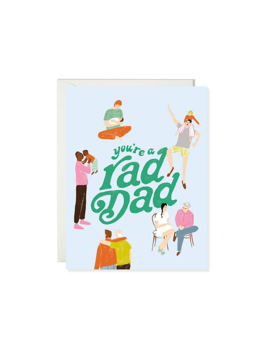 Dad Card; Rad Dad (Sweet Father's Day Card)