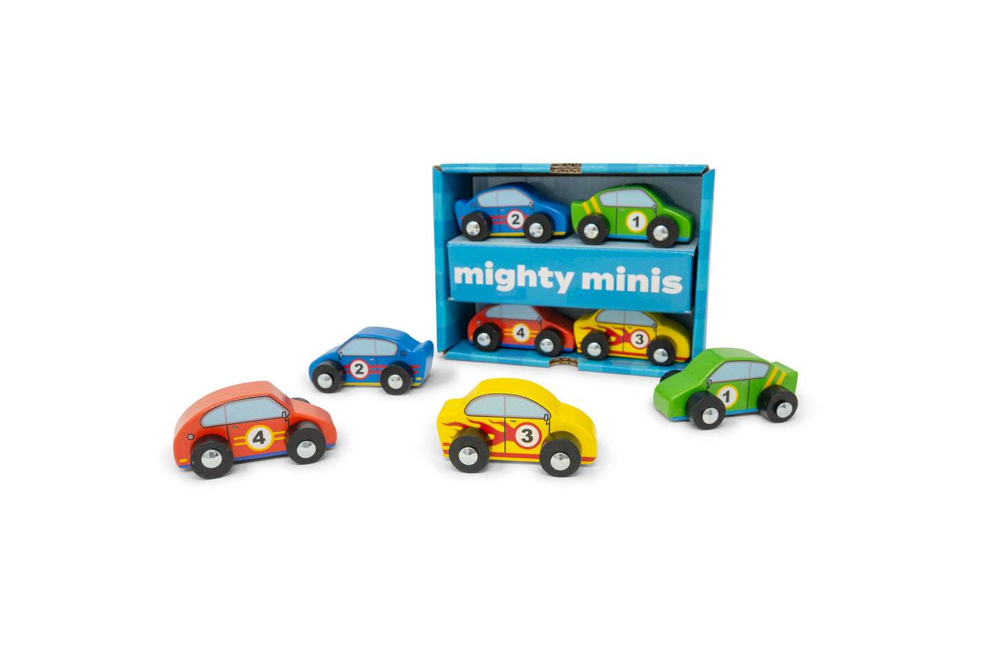 Race Car Mighty Minis (Set Of 4)