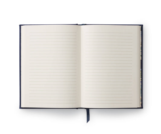Rifle Paper Co. Embroidered Journal; Peacock (Navy)