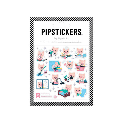 Pipsticks Sticker Sheet; Piggy Polishers