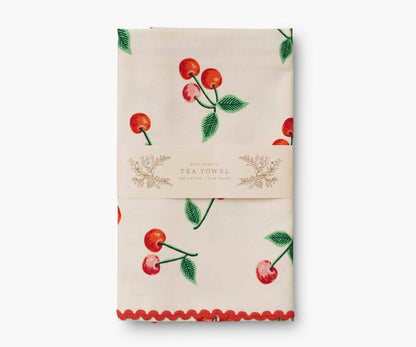 Rifle Paper Co. Tea Towel; Cherries