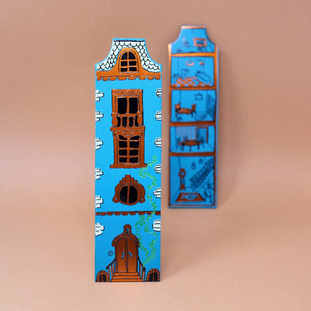 Leather Bookmark; Dolls House | Ark Colour Design
