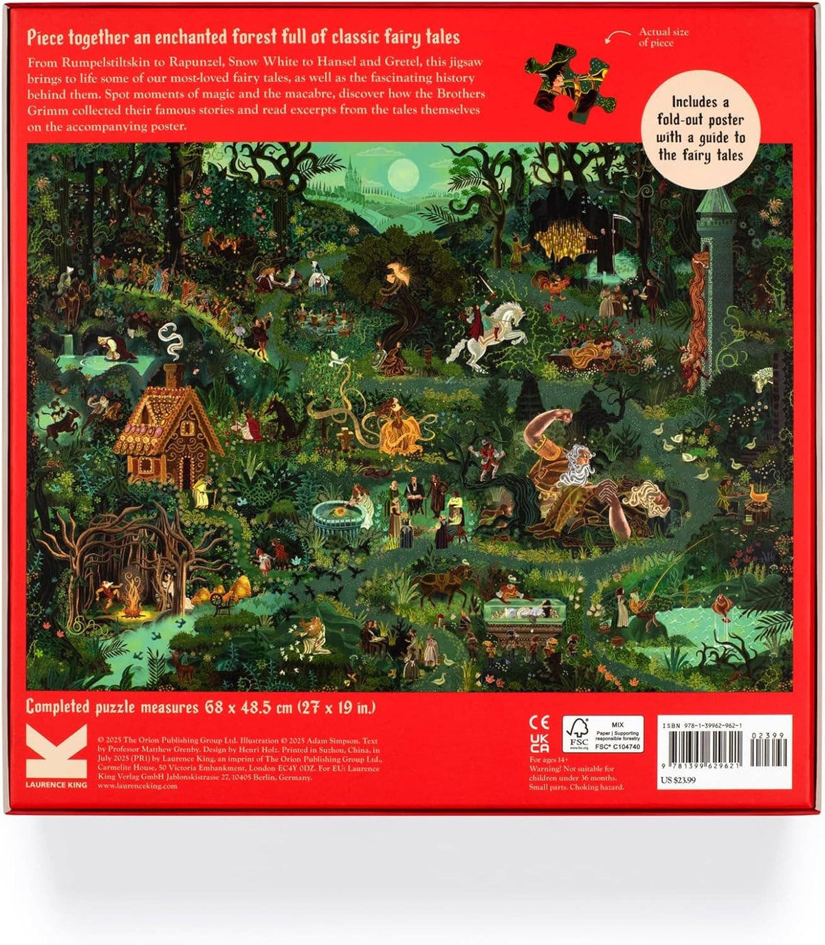 Jigsaw Puzzle; The World of Grimms' Fairy Tales (1000 Pieces)