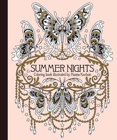 Coloring Book; Summer Nights