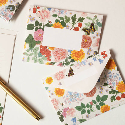 Letter Writing Set; Reverie By Botanica Paper Co. (12 Letters + 6 Envelopes)