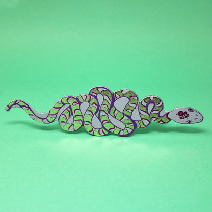 Leather Bookmark; Snake | Ark Colour Design