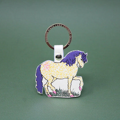 Leather Key Fob; Horse | Ark Colour Design
