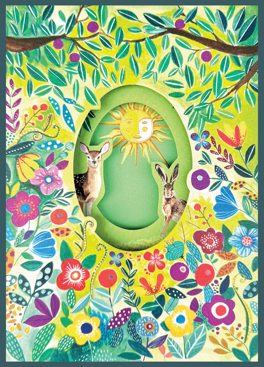 Greeting Card; Trifold Sun | Aitch