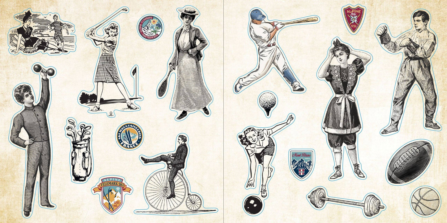 Sticker Book; Loads of Ephemera! (Over 580 Stickers)