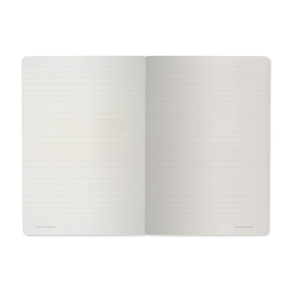 A5 Notebook; Blush and Golden Flowers - BV by Bruno Visconti