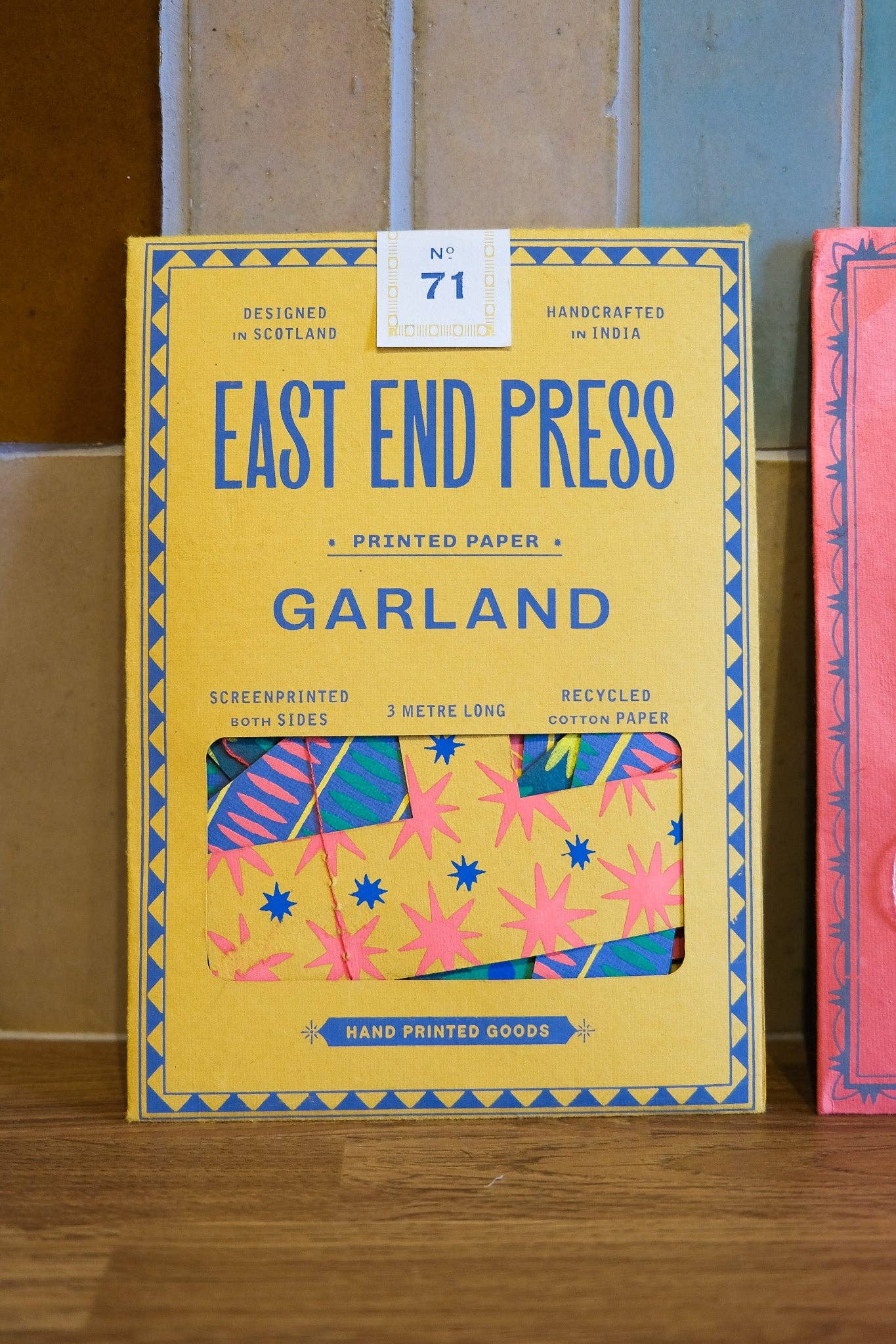 Sewn Garland; Bright Happy Birthday