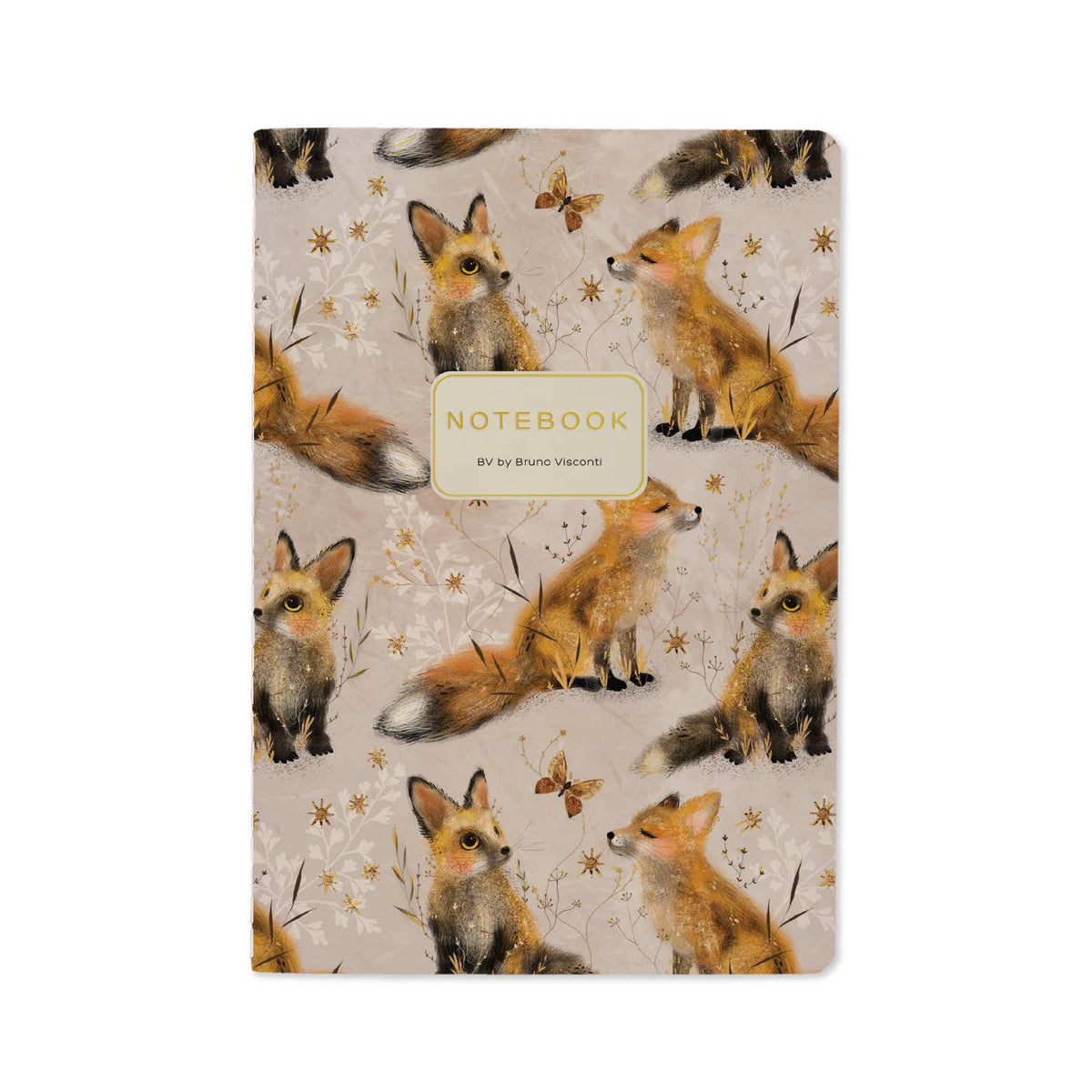 A5 Notebook; The Little Fox | BV by Bruno Visconti