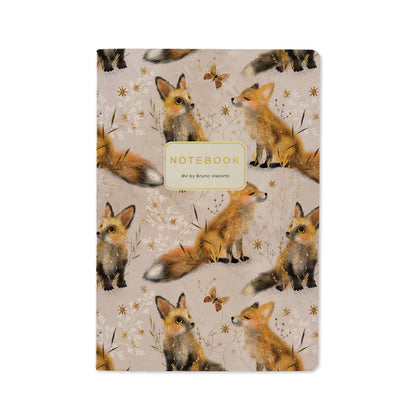 A5 Notebook; The Little Fox | BV by Bruno Visconti