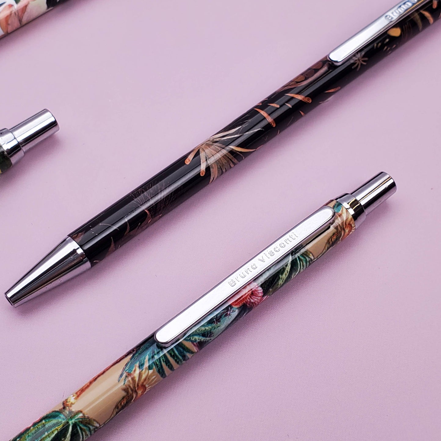 Ball Point Pen; Felicita Green Cactus (With Gift Box)
