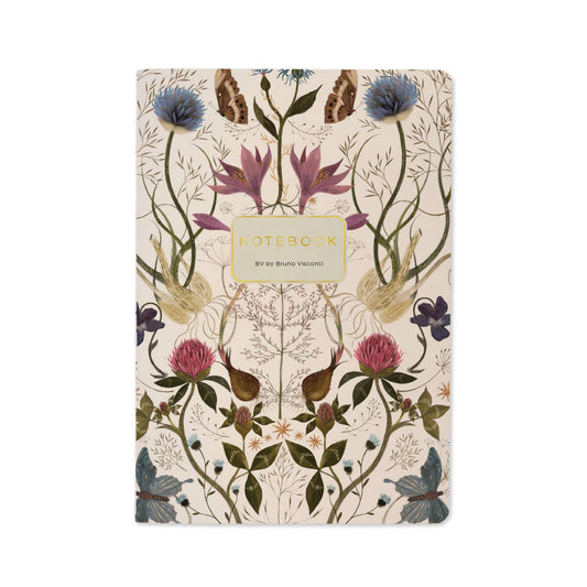 Notebook; Symmetrical Flora - BV by Bruno Visconti