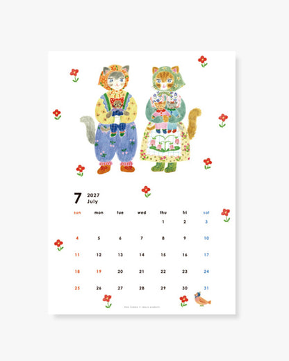 Wall Calendar; Aiko Fukawa 2027 | Her Winter Flowers