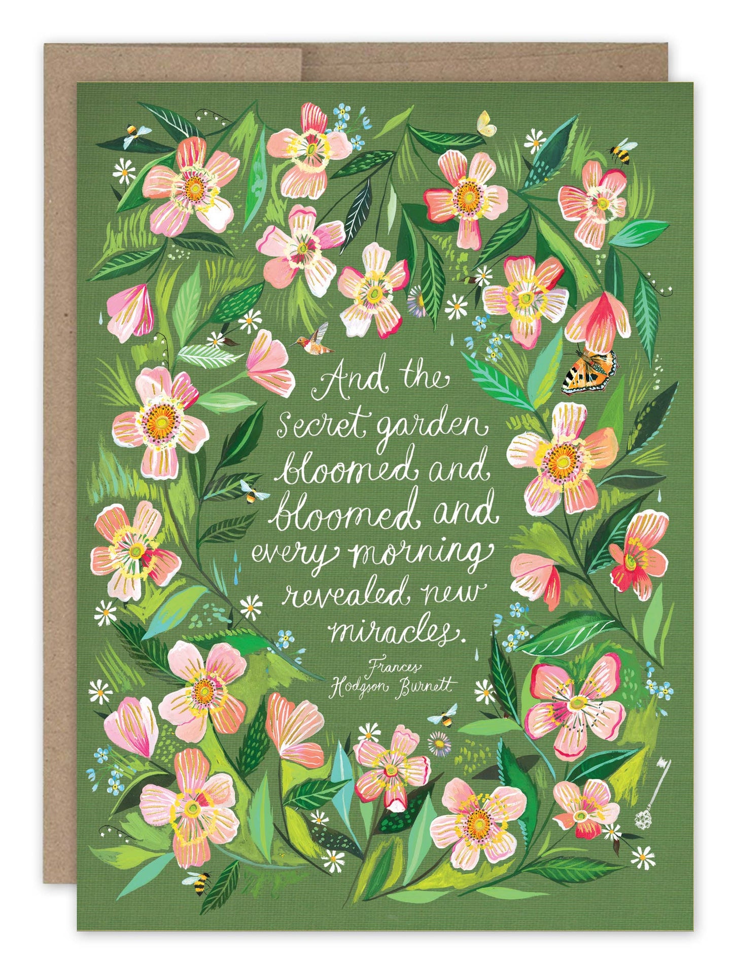 Birthday Card; Secret Garden