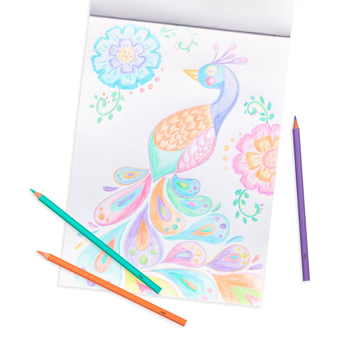 Ooly Colored Pencils; Pastel Hues (Soft-Hued Set of 24)