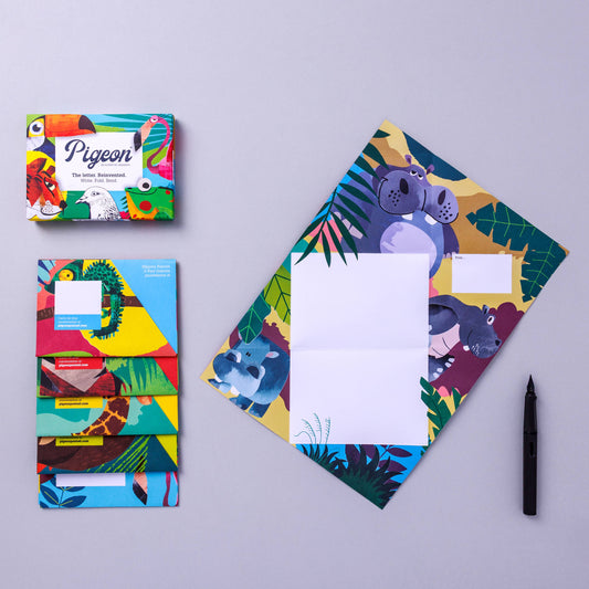 Folding Letter Set; Wild Lives Pigeon | Pigeon Posted