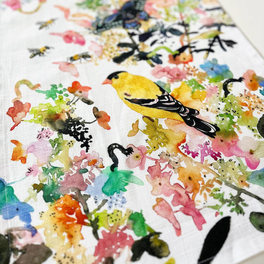 Tea Towel; Goldfinch By BETSY OLMSTED