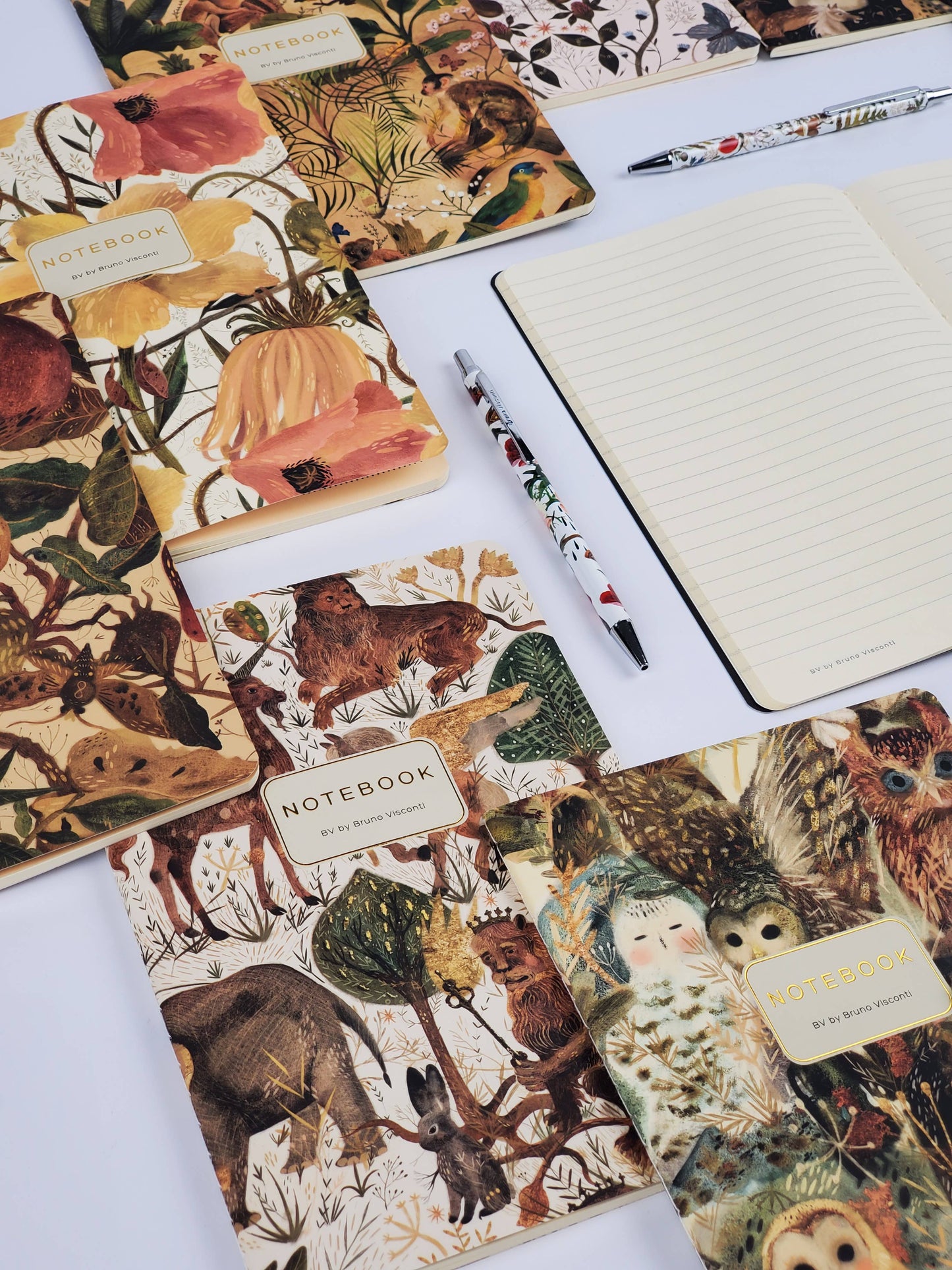Notebook; Owls - BV by Bruno Visconti
