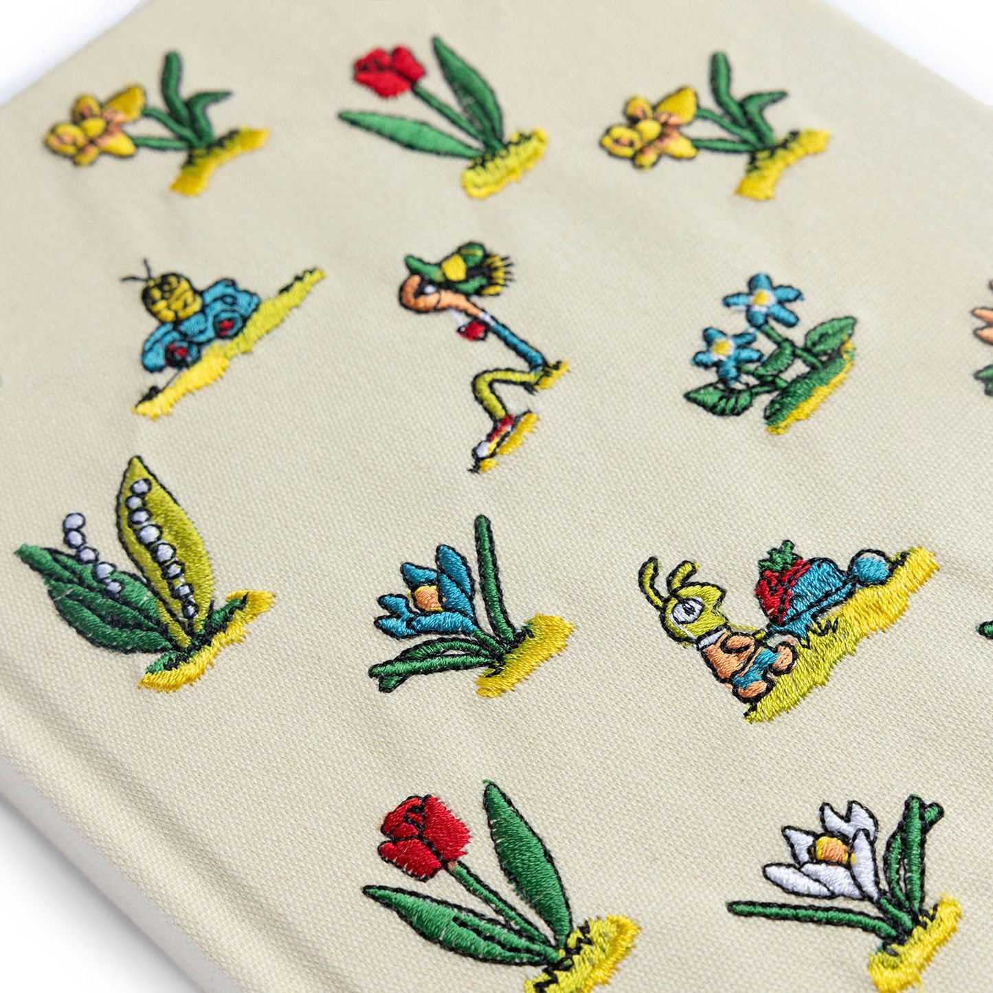 Richard Scarry® - Lowly Floral Embroidered Journal by Three Potato Four