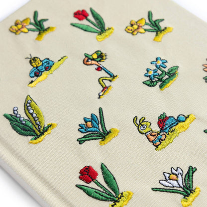 Richard Scarry® - Lowly Floral Embroidered Journal by Three Potato Four