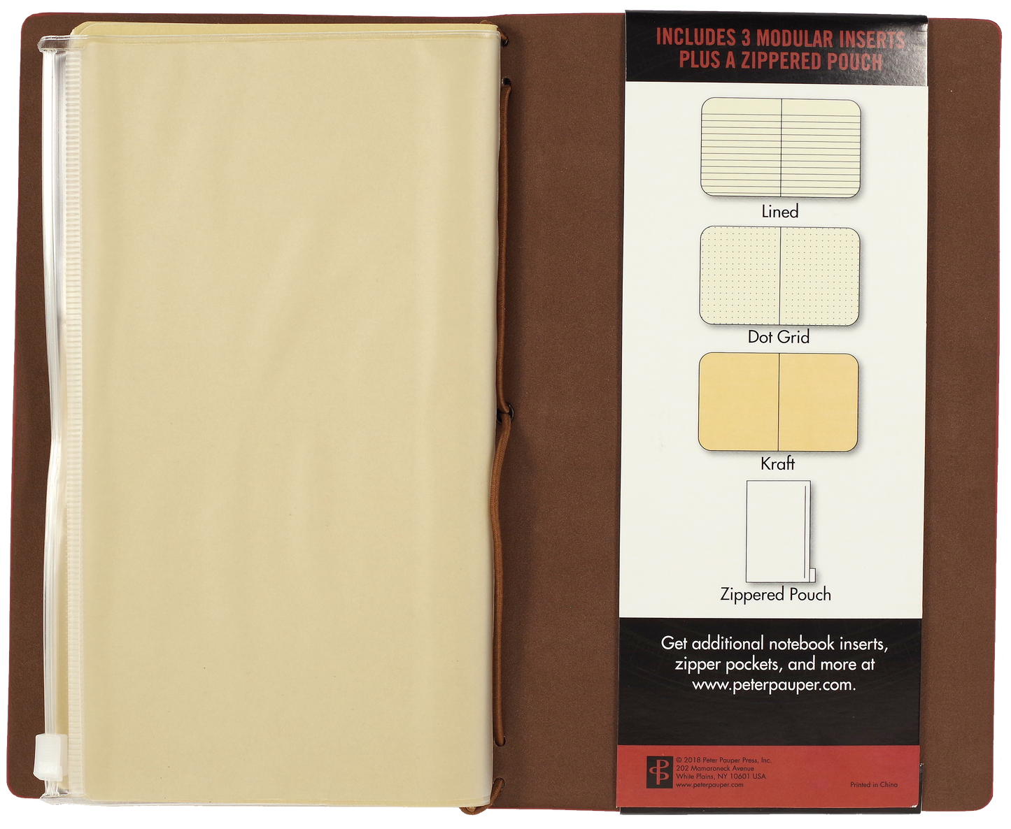 Voyager Notebook; Burgundy