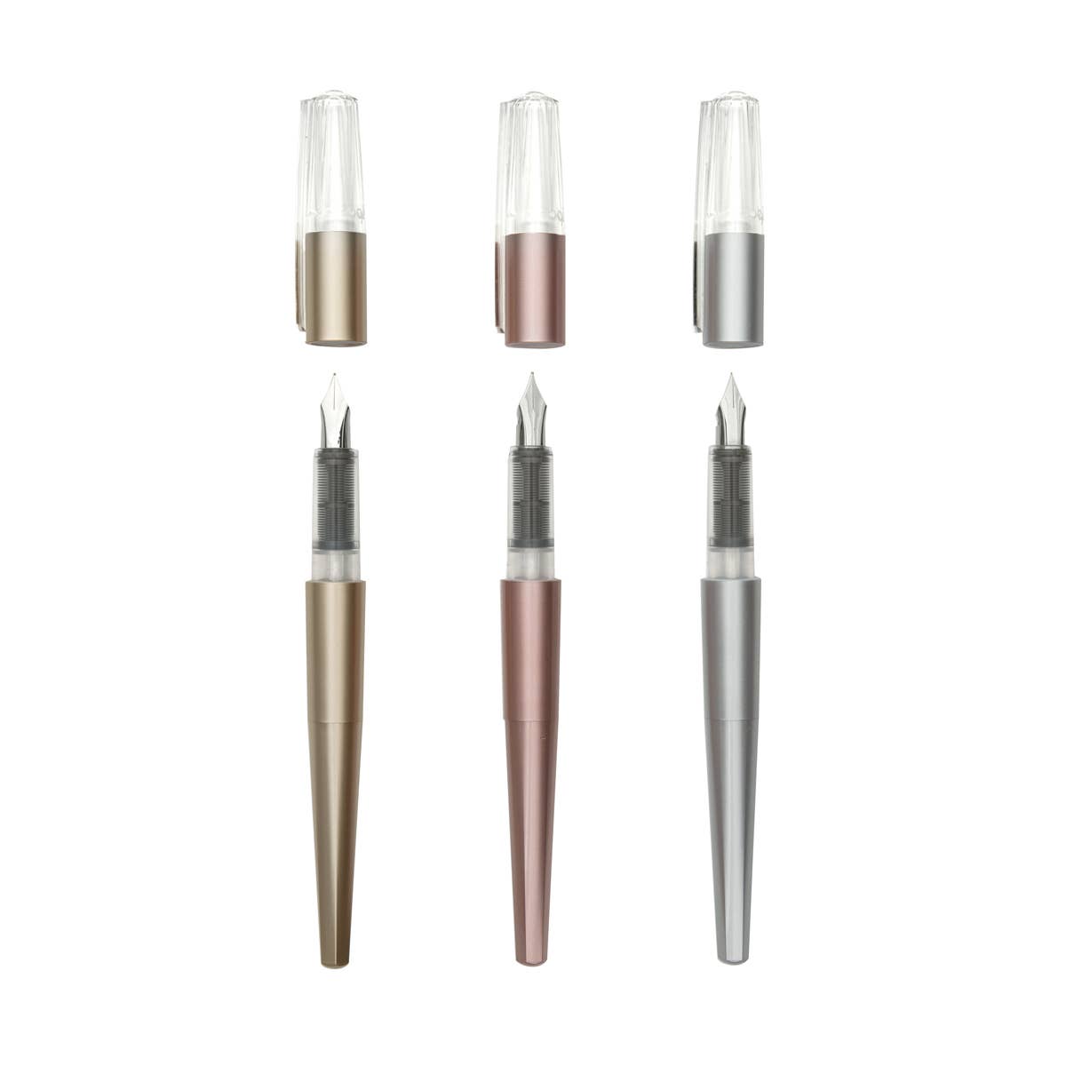 Ooly Modern Script Fountain Pen & Journal (3 Pens + Journal)