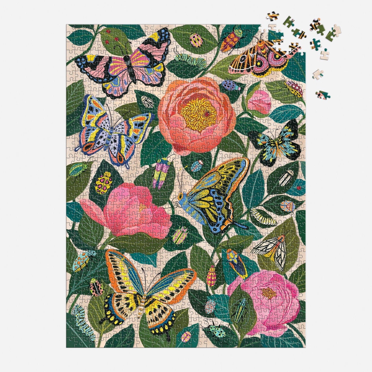 Jigsaw Puzzle; Between the Blooms 1000 Piece Foil Puzzle