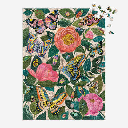 Jigsaw Puzzle; Between the Blooms 1000 Piece Foil Puzzle