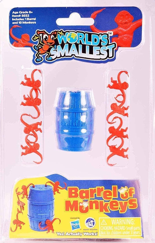 World's Smallest Barrel of Monkeys