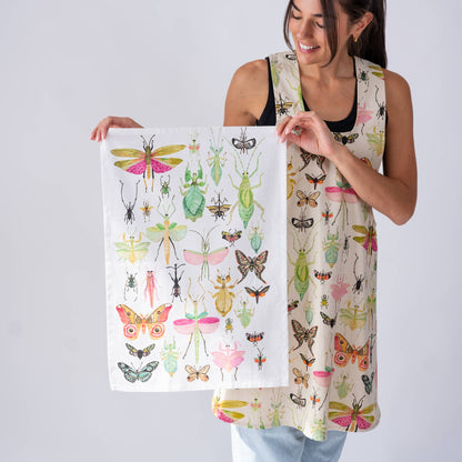 Pinafore Apron; Insectarium By BETSY OLMSTED