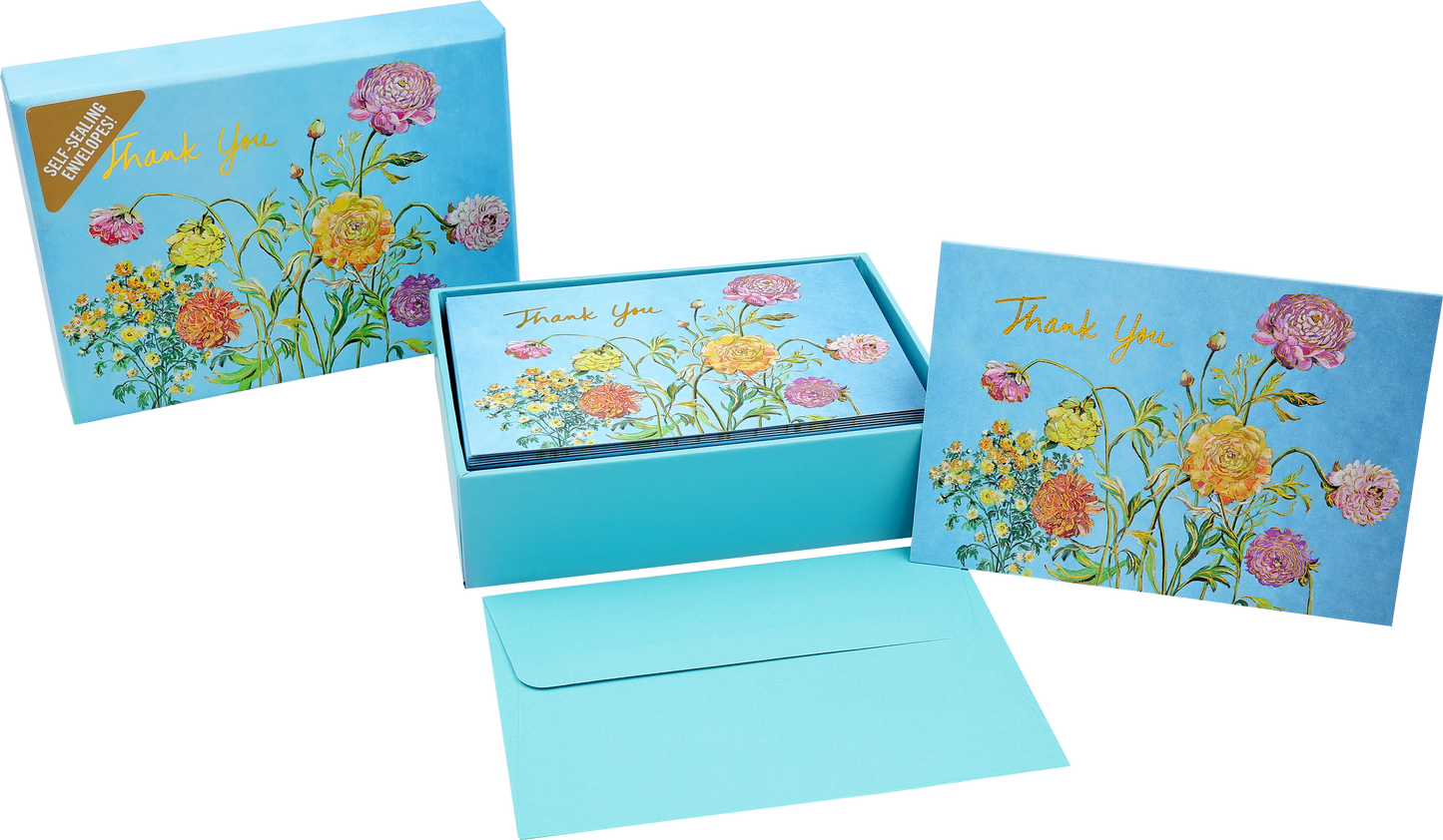 Thank You Notes; Garden Blooms