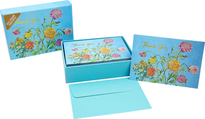 Thank You Notes; Garden Blooms