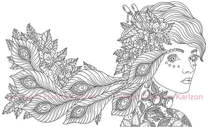 Coloring Book; Magical Dawn