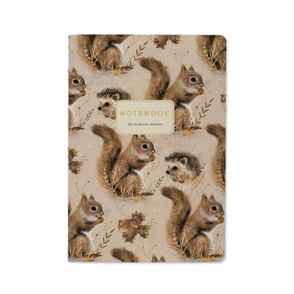 A5 Notebook; The Little Squirrel | BV by Bruno Visconti